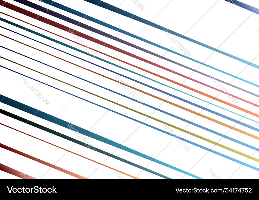 Random colorful lines with gradient fill Random colorful lines with gradient fill vector image