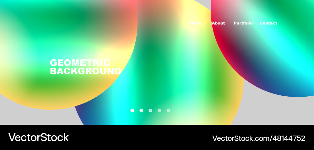 Trendy simple circle gradient abstract background Vector Image
