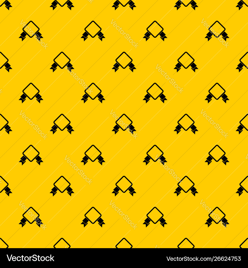 Badge with ribbon pattern Badge with ribbon pattern vector image