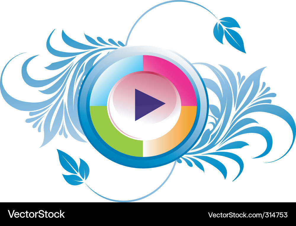 Button Vector Image