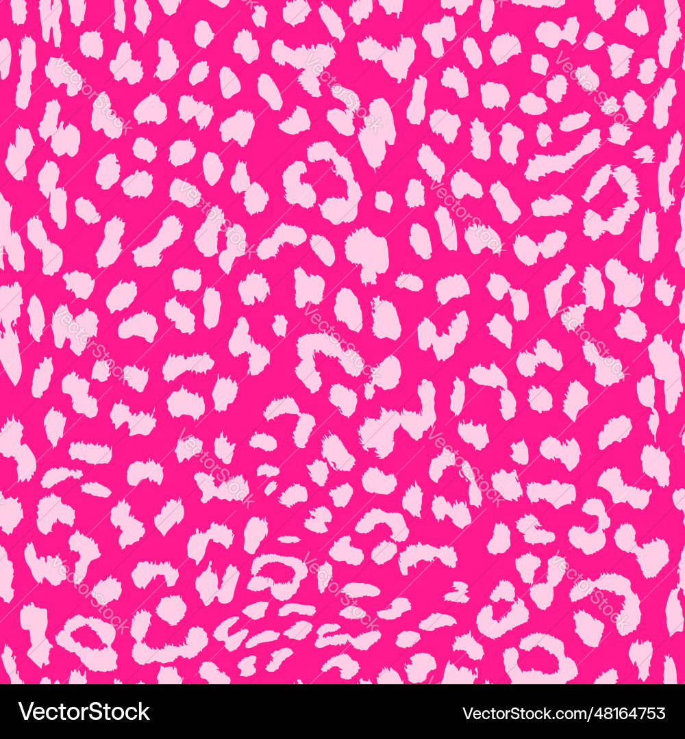Creative leopard seamless pattern design in pink – Royalty-Free Vector ...