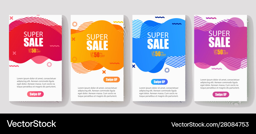 Set abstract triangle banner with bright effect Set abstract triangle banner with bright effect vector image