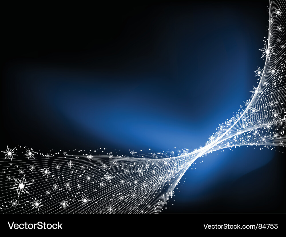 Snowflake background vector image
