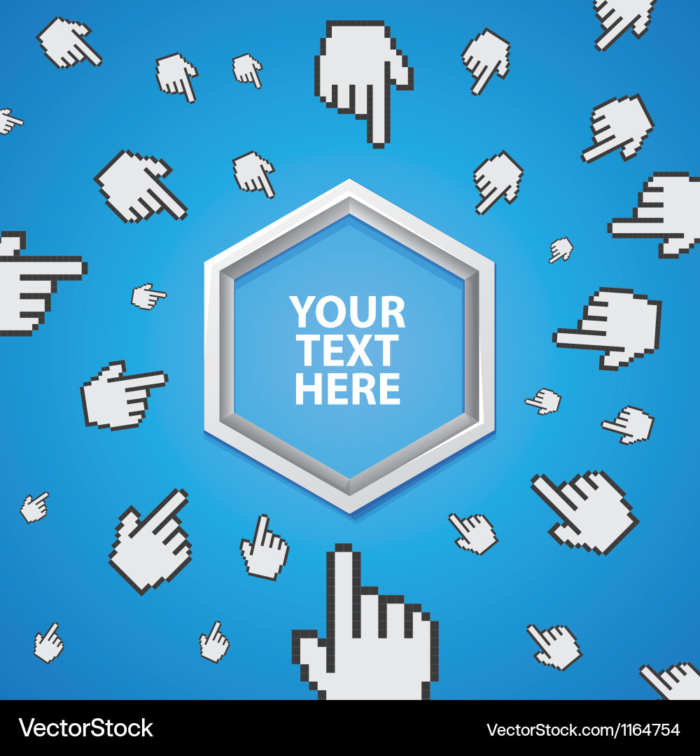 Abstract banner with copy space for text Vector Image