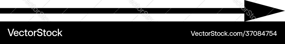 Black arrow pointing right shape element Black arrow pointing right shape element vector image