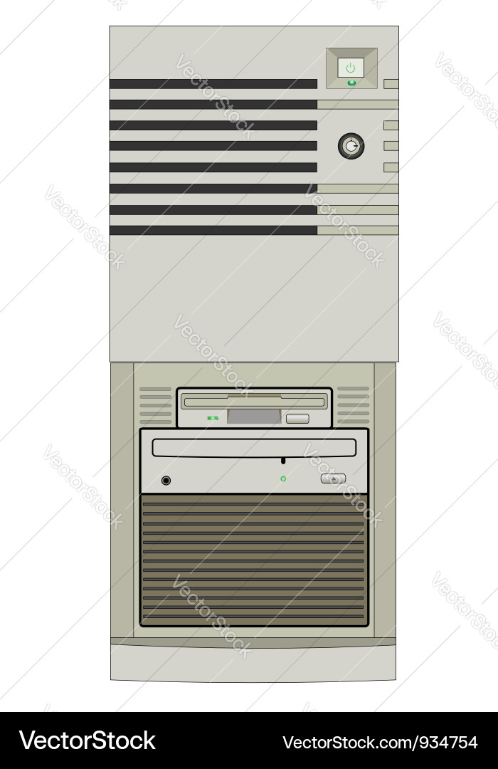 Computer Vector Image