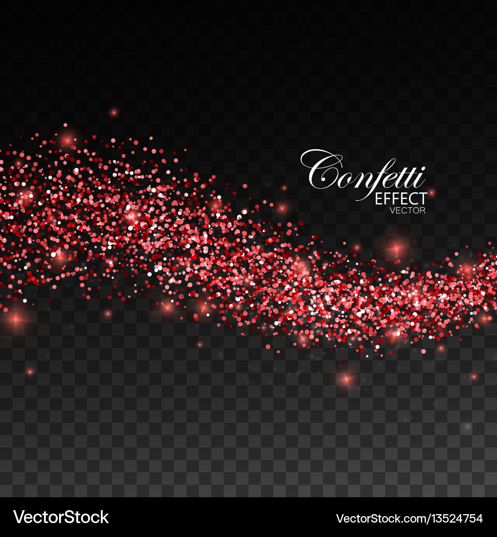 Glittering roter Strahl der Funkeln Glittering roter Strahl der Funkeln vektorbild