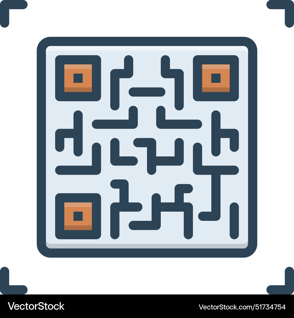 Qr code access Vector Image