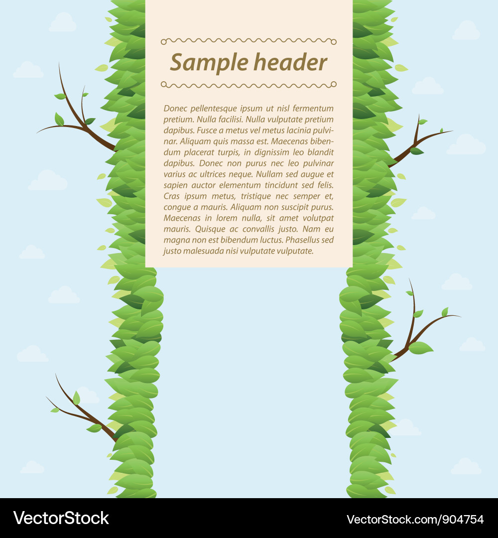 Summer background with space for text vector image