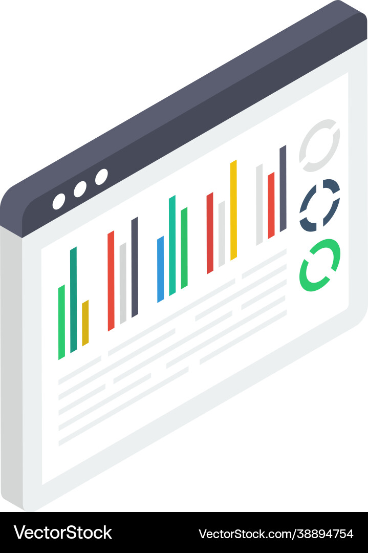 Web analytics Vector Image