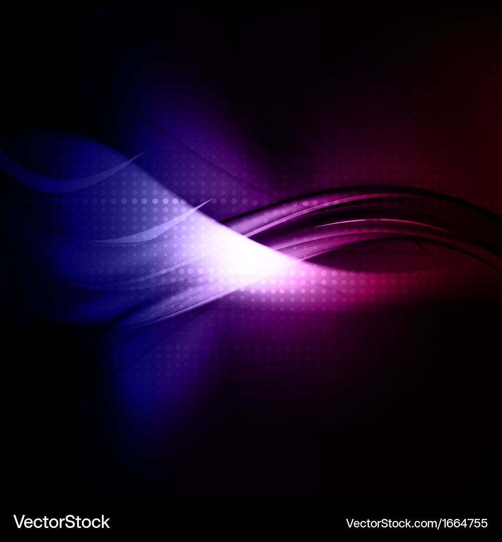 Abstract background with waves and lines vector image