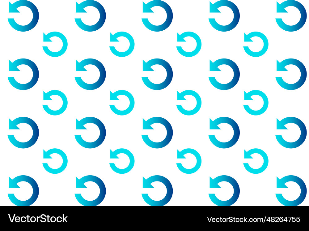 Abstract undo arrow pattern background vector image