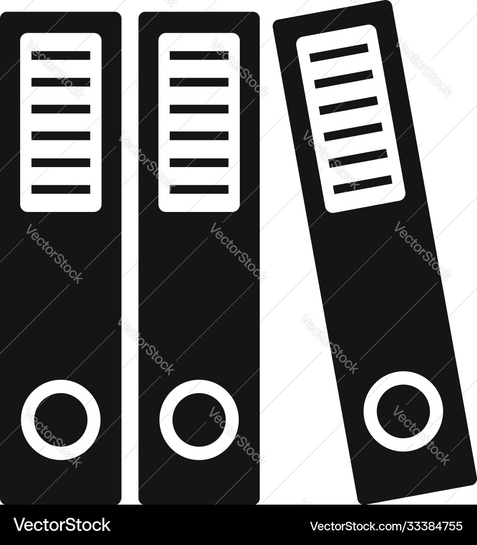 Audit folder icon simple style Audit folder icon simple style vector image