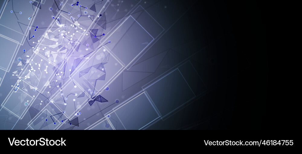 Neural network concept connected cells with links Neural network concept connected cells with links vector image