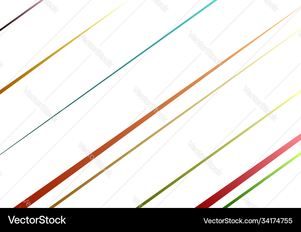 Random colorful lines with gradient fill Random colorful lines with gradient fill vector image