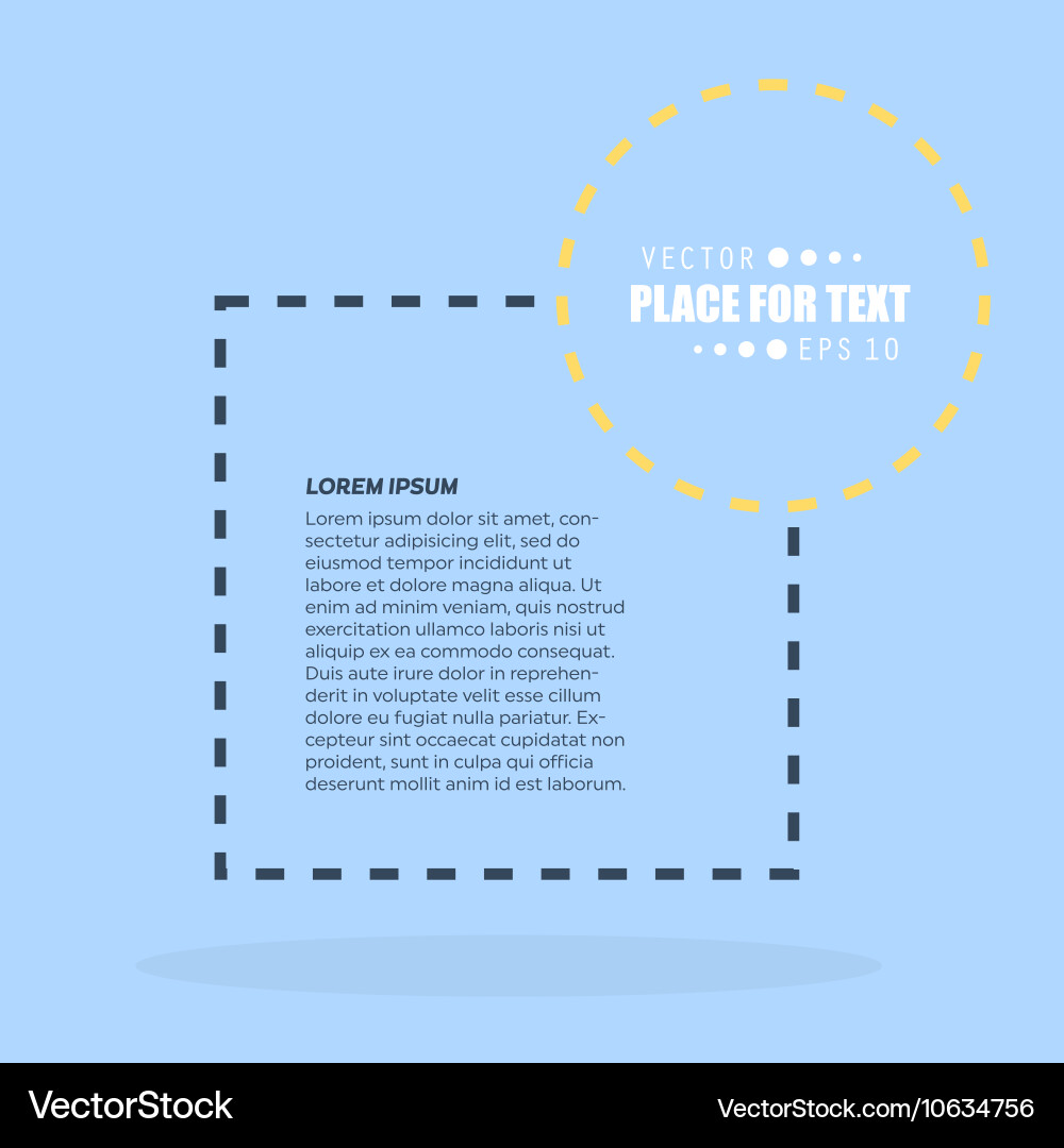 Abstract concept empty speech square quote Vector Image