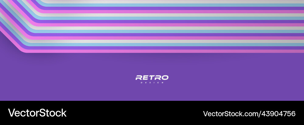 Abstract retro background with colorful lines Abstract retro background with colorful lines Vector Image