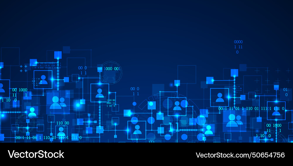 Abstrakte Darstellung eines Computernetzes Abstrakte Darstellung eines Computernetzes vektorbild
