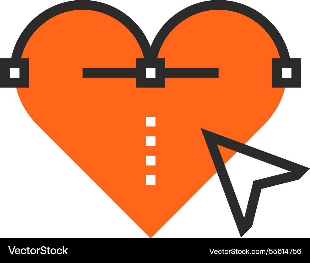 Flat line web icon concept Flat line web icon concept vector image