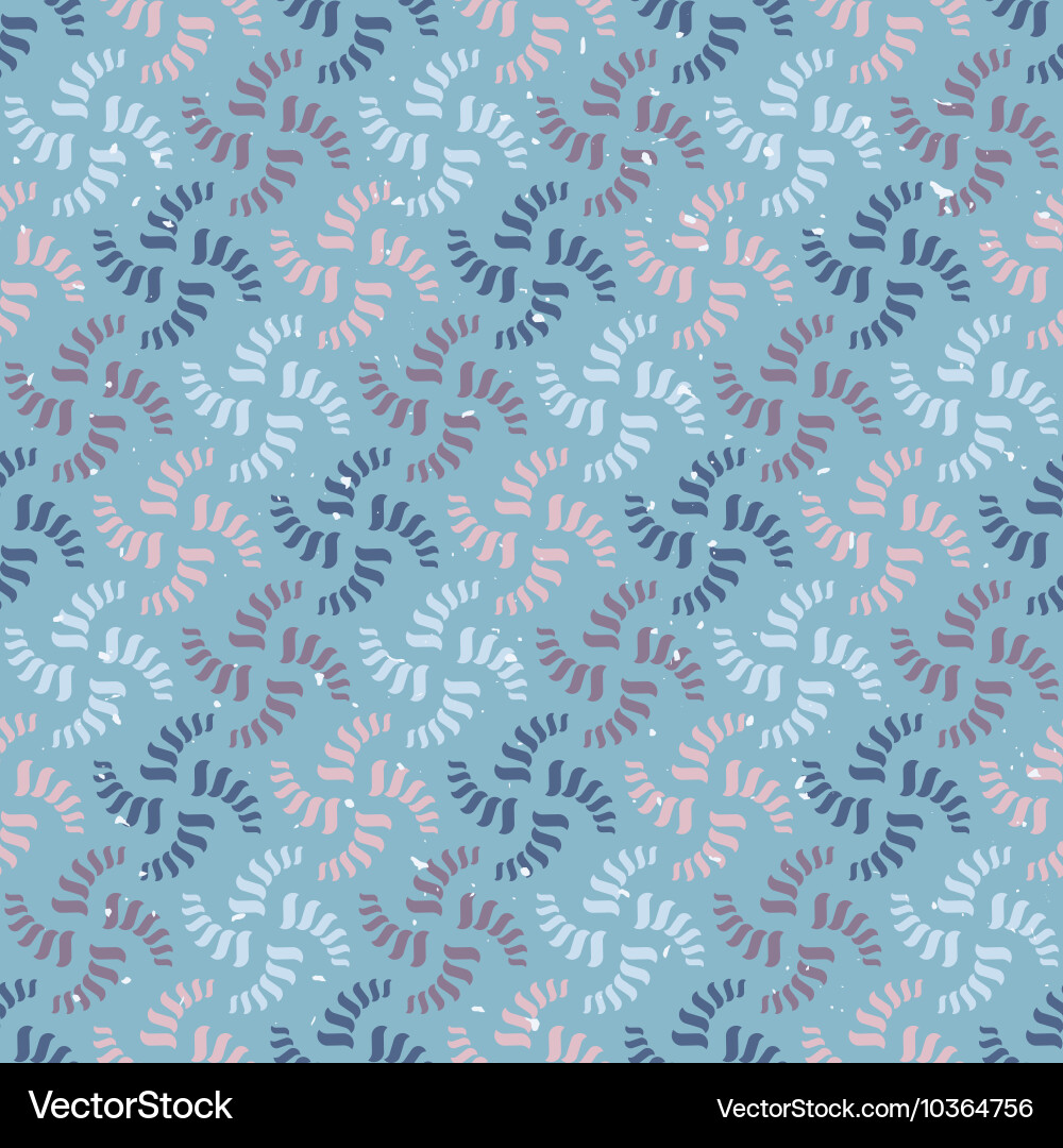 Seamless abstract pattern colorful spirals Vector Image