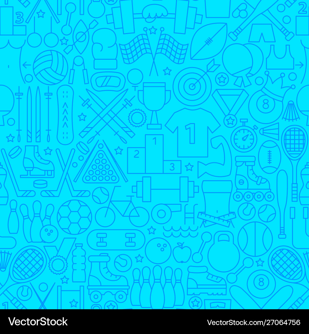 Sports Line Pattern - Dynamic Action vector image