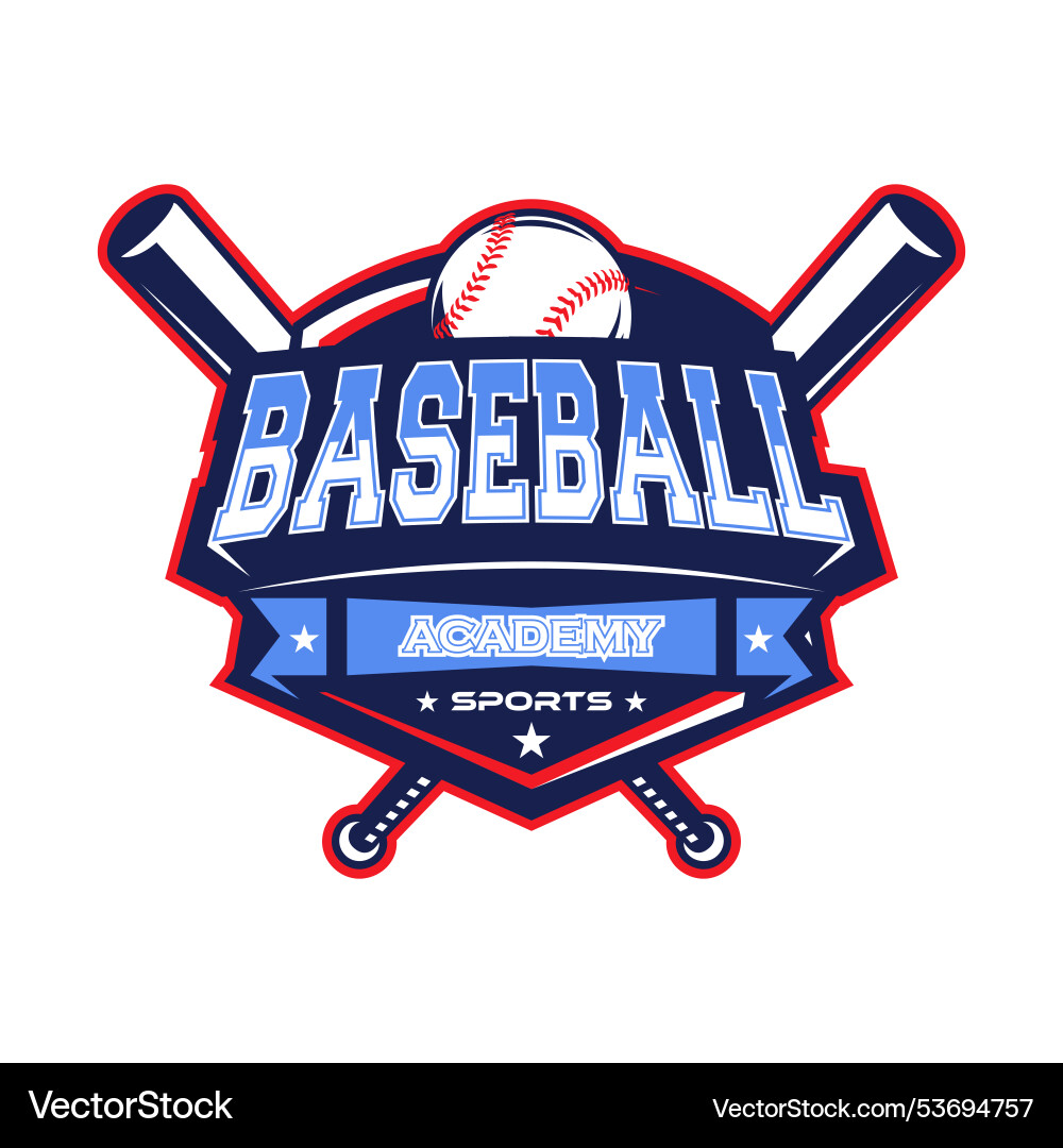 Baseball Logo Design Sport Baseball Logo Design Sport vektorbild