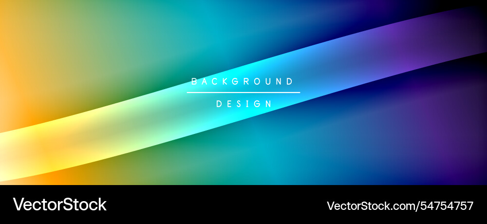 Bright rainbow style color gradient with curve Bright rainbow style color gradient with curve vector image
