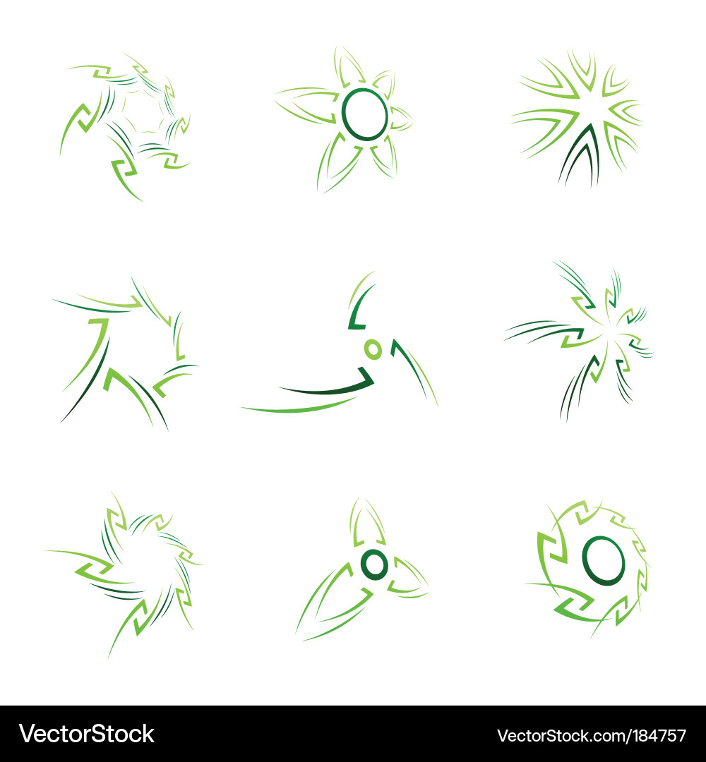 Circular Elements vector image