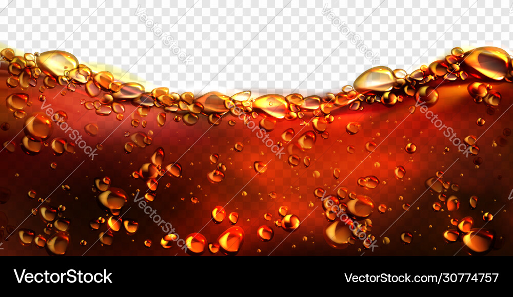 Luftblasen Cola Soda trinken Bier oder Wasser Grenze Luftblasen Cola Soda trinken Bier oder Wasser Grenze vektorbild