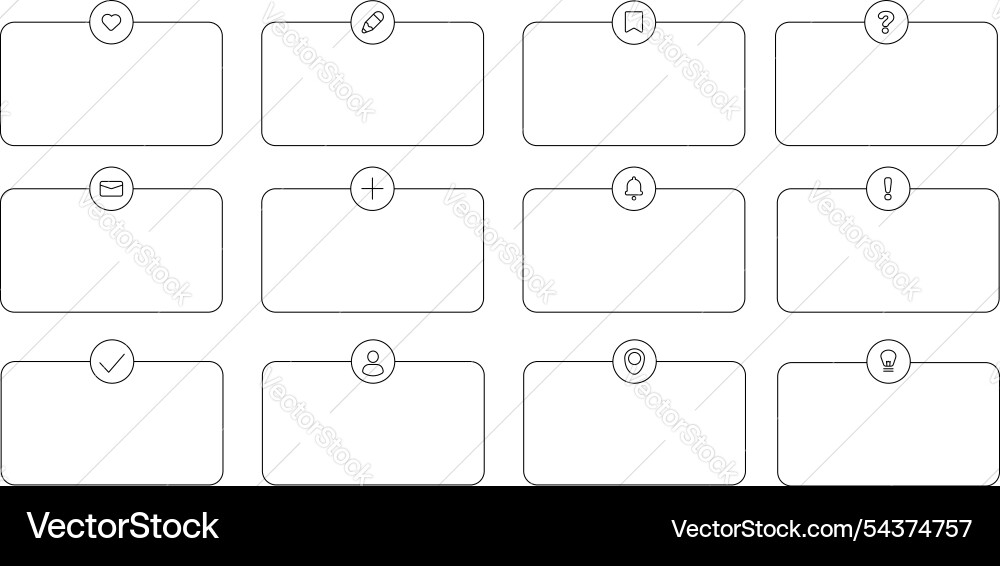 Question box and speech bubble icon set message Question box and speech bubble icon set message vector image