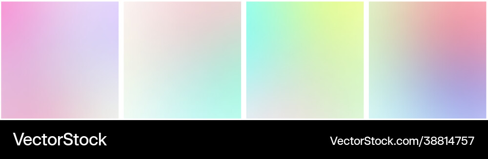 Set square soft gradient multicolored Set square soft gradient multicolored vector image