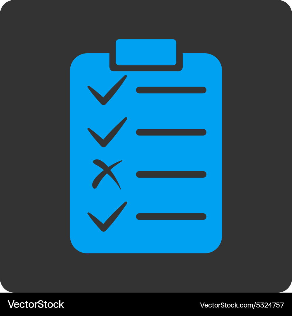 Task list icon from commerce buttons overcolor set Vector Image