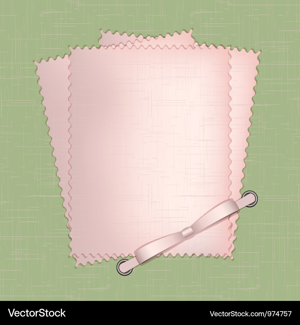 Vintage Photo Frame & Invitation Template Vector Image