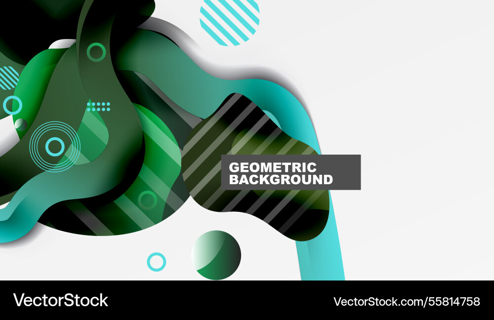 Abstract background - lines circles and liquid Abstract background - lines circles and liquid vector image