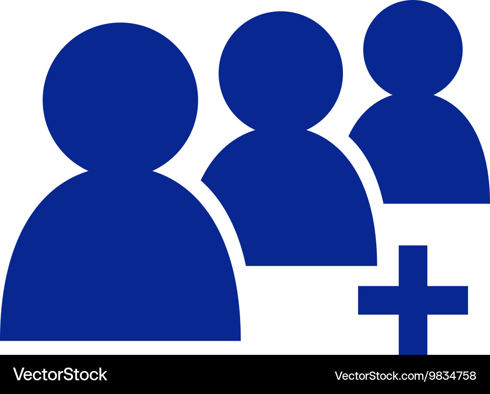 Add new user account flat icon for apps Vector Image