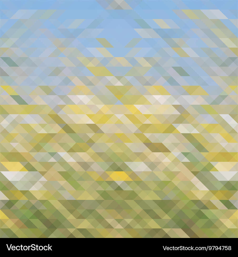 Geometric background with triangles random colors vector image
