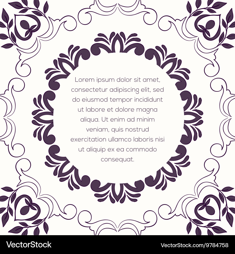 Intricate Mandala Pattern vector image