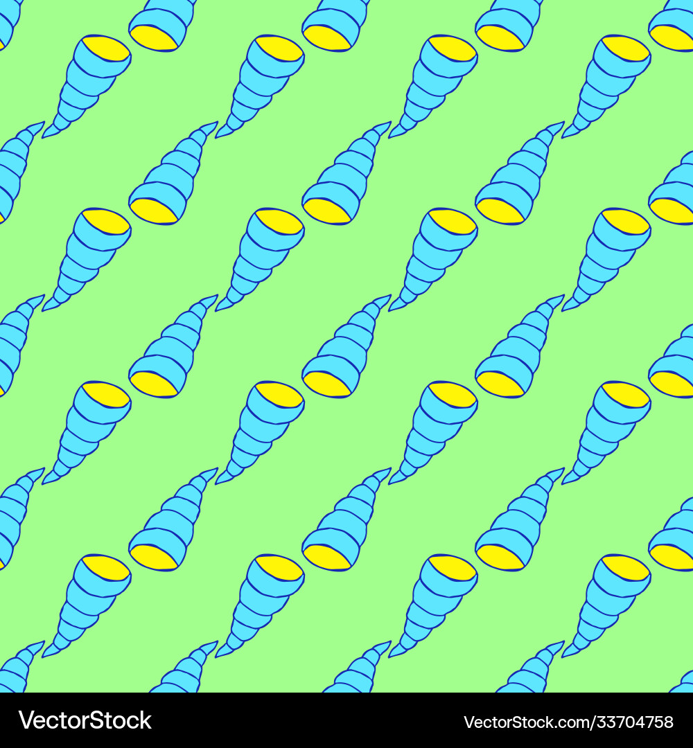 Seashell seamless pattern 1 Seashell seamless pattern 1 vector image
