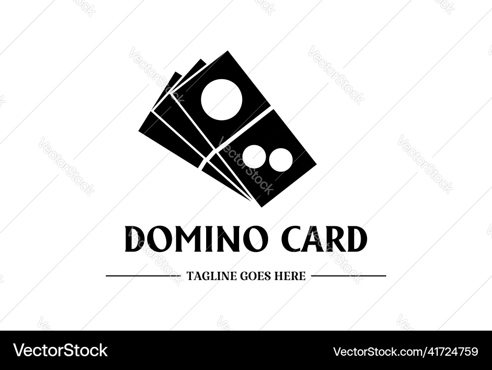 Einfache vintage domino karte für bet gamble casino Einfache vintage domino karte für bet gamble casino vektorbild
