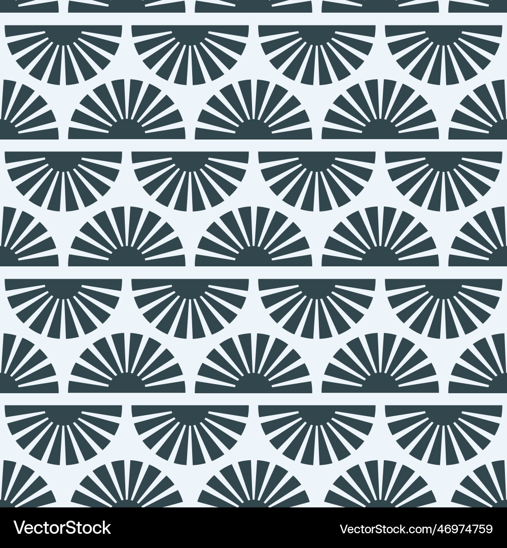 Seamless pattern with abstract shapes in blue Seamless pattern with abstract shapes in blue vector image