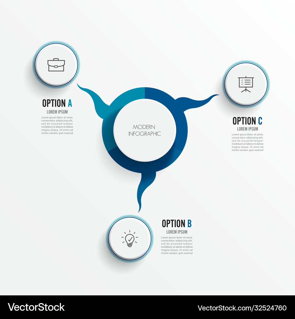 Abstract elements graph infographic template Abstract elements graph infographic template vector image
