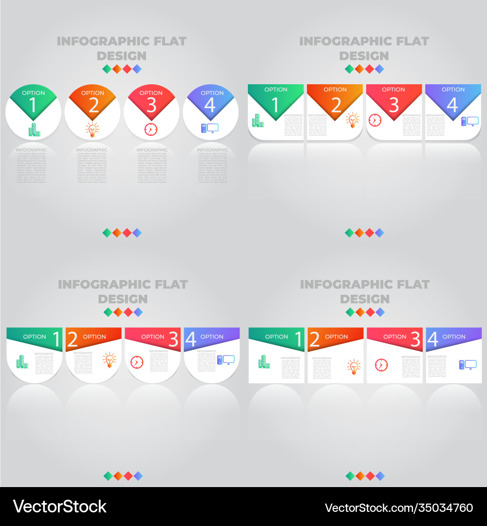 Business data visualization process chart Vector Image
