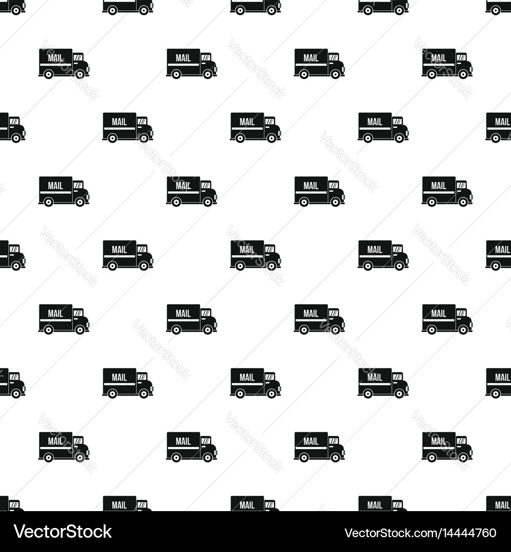 Monitor screen with email sign pattern Vector Image