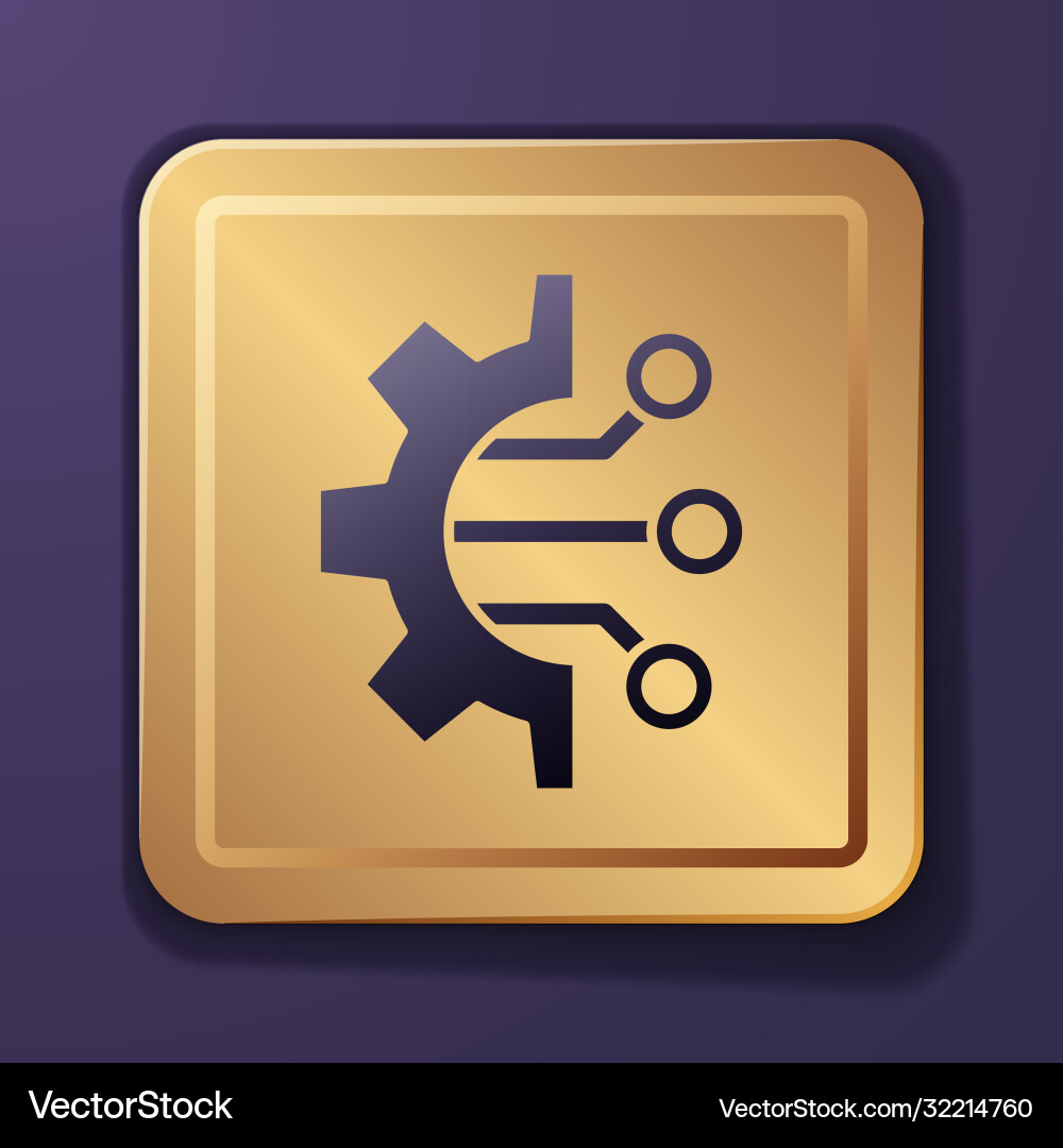 Purple algorithm icon isolated on Purple algorithm icon isolated on vector image