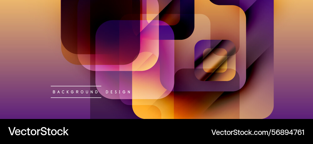 Abstract geometric shapes overlap creating Abstract geometric shapes overlap creating vector image