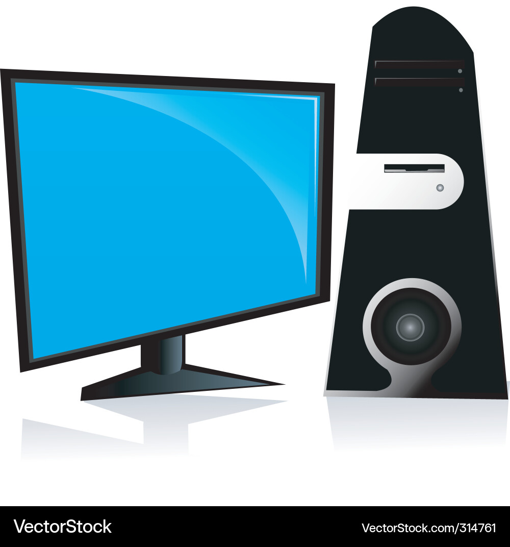 Computer Vector Image