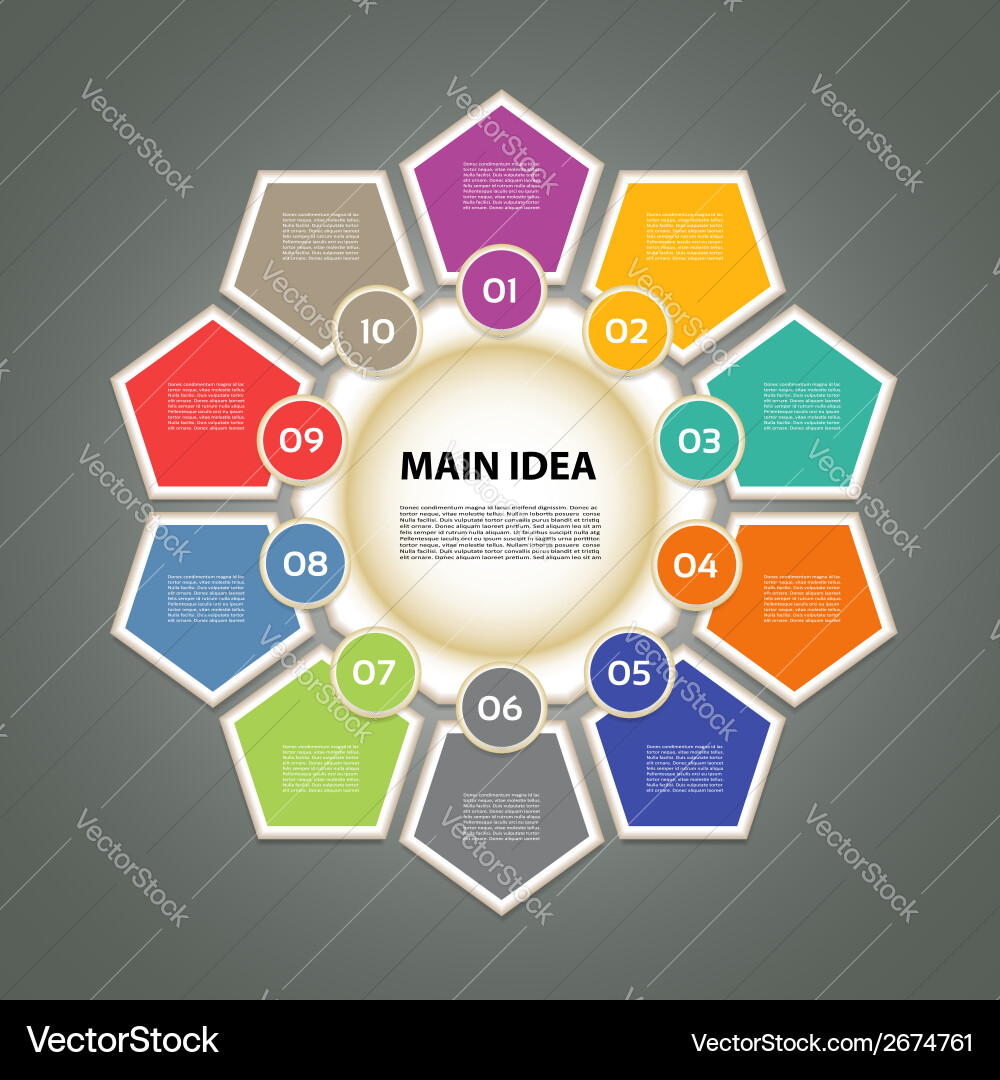 Progress background product choice or version Vector Image