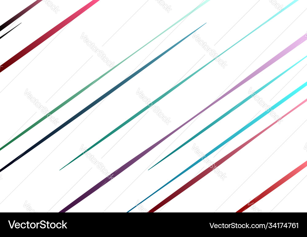 Random colorful lines with gradient fill Random colorful lines with gradient fill vector image