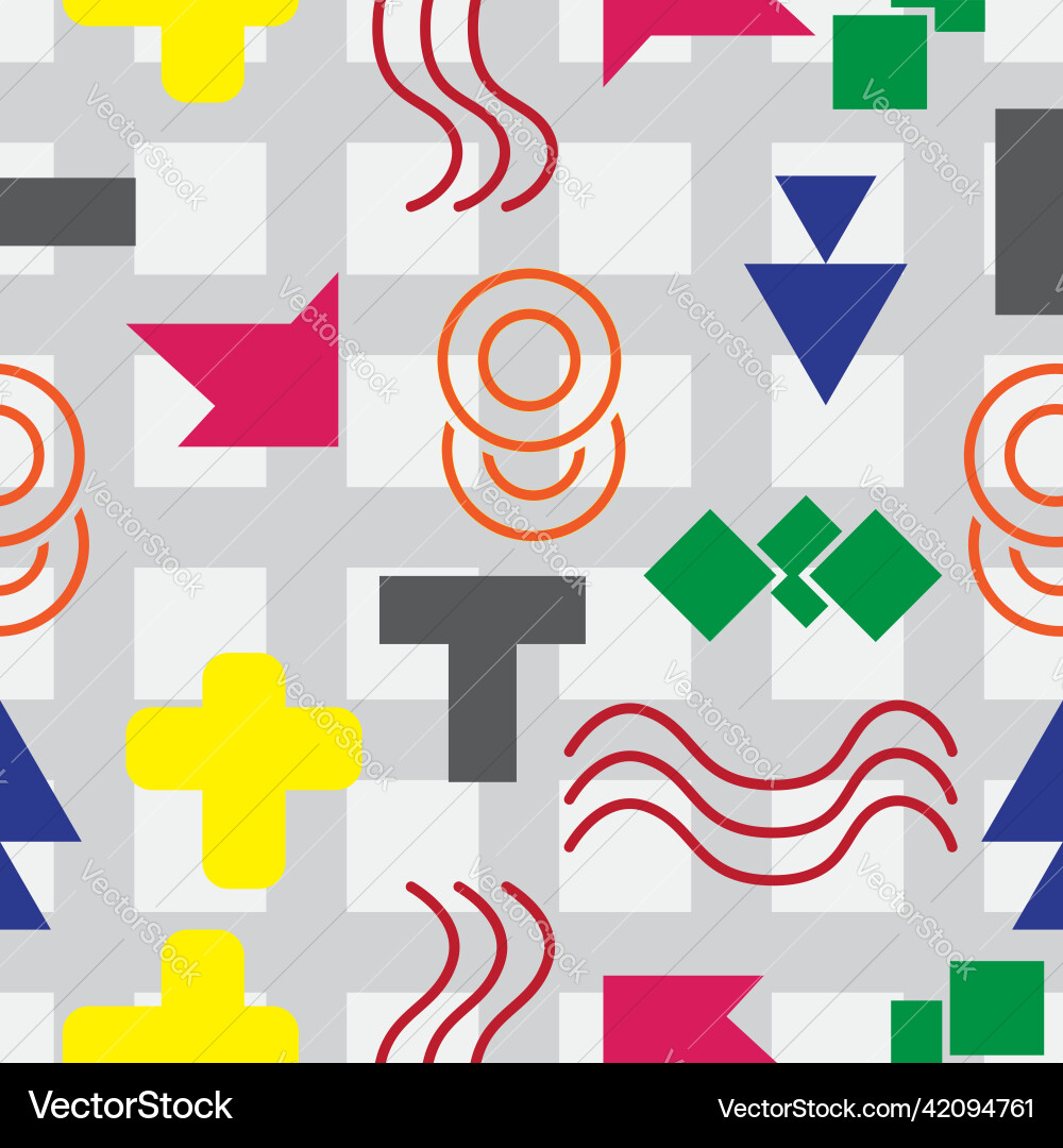 Seamless pattern background design Vector Image