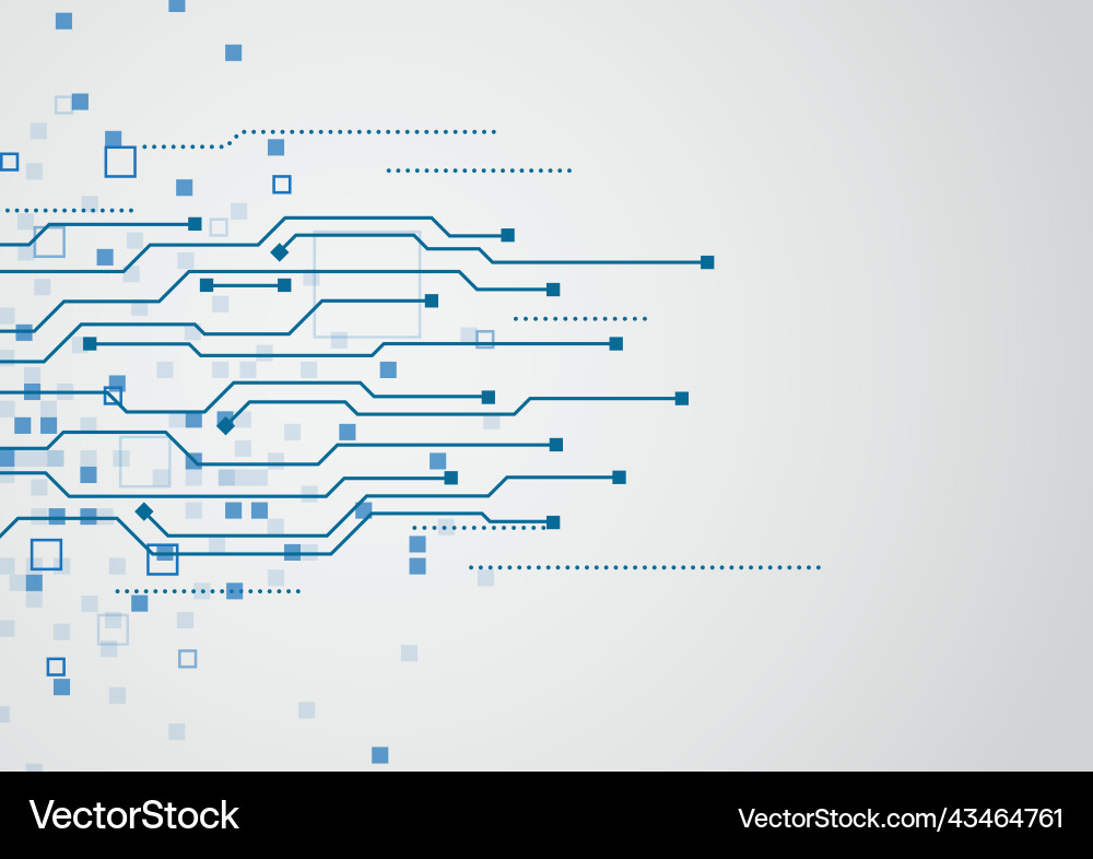 Technology background with hi-tech digital data Technology background with hi-tech digital data vector image